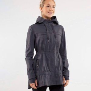 LULULEMON Apres Practice Anorak Coat Coal Grey 6